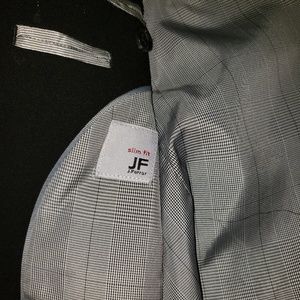 JF J Ferrar Black Sport Coat Size 36S